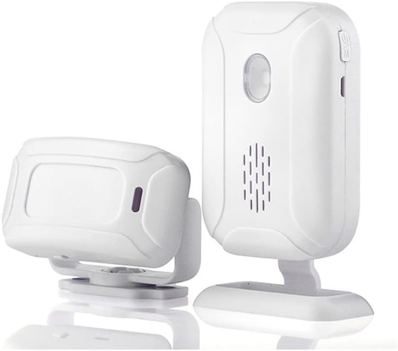 Actpe Motion Sensor Doorbell for Business Entry, Store Welcome Buzzer Monitor, Outdoor Door Chime Kit: Infrared Motion Sensor Detector for Elderly Caregiver Reminder - LED Indicators - Image 1